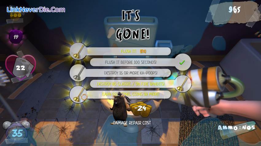 Hình ảnh trong game ATTACK OF THE EVIL POOP (screenshot)