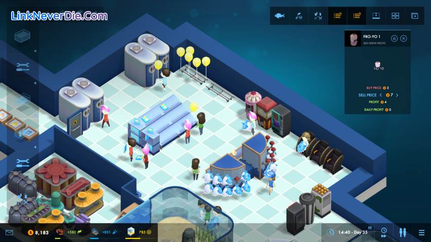 Hình ảnh trong game Megaquarium (screenshot)