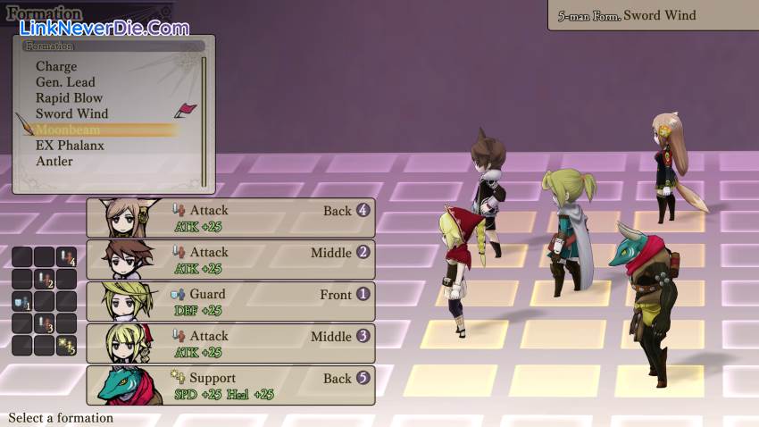 Hình ảnh trong game The Alliance Alive (screenshot)