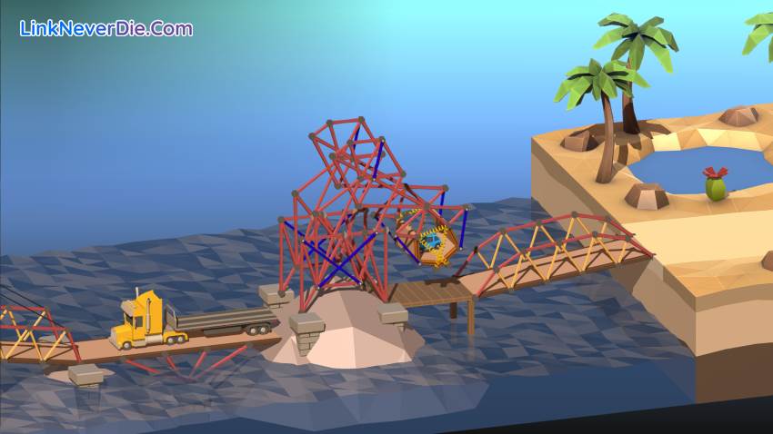 Hình ảnh trong game Poly Bridge 2 (screenshot)