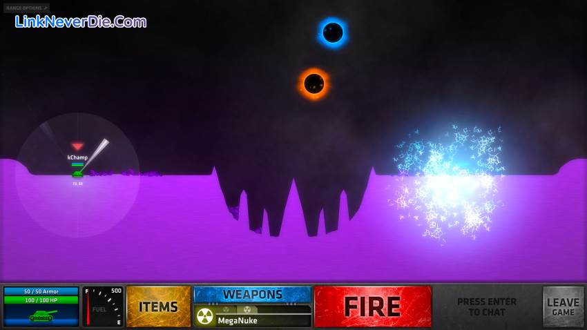 Hình ảnh trong game ShellShock Live (screenshot)