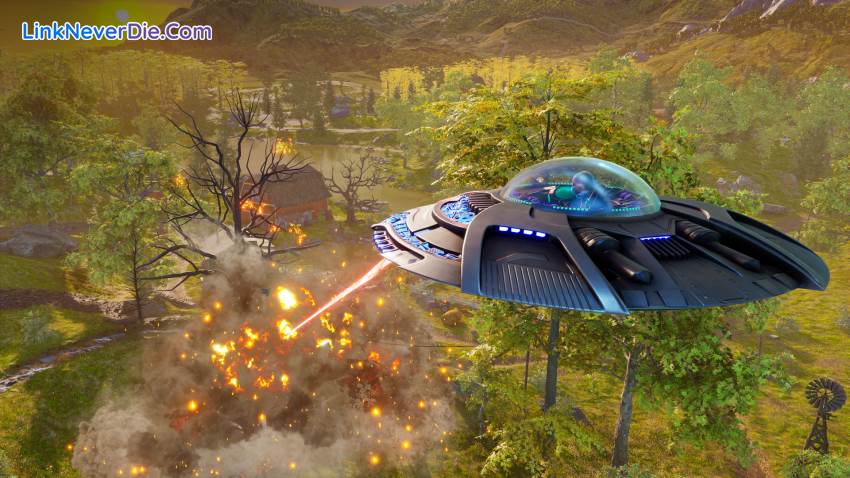 Hình ảnh trong game Destroy All Humans! (screenshot)