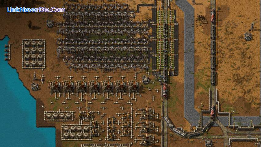 Hình ảnh trong game Factorio (screenshot)