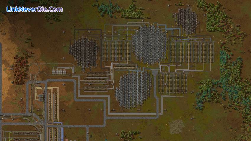 Hình ảnh trong game Factorio (screenshot)