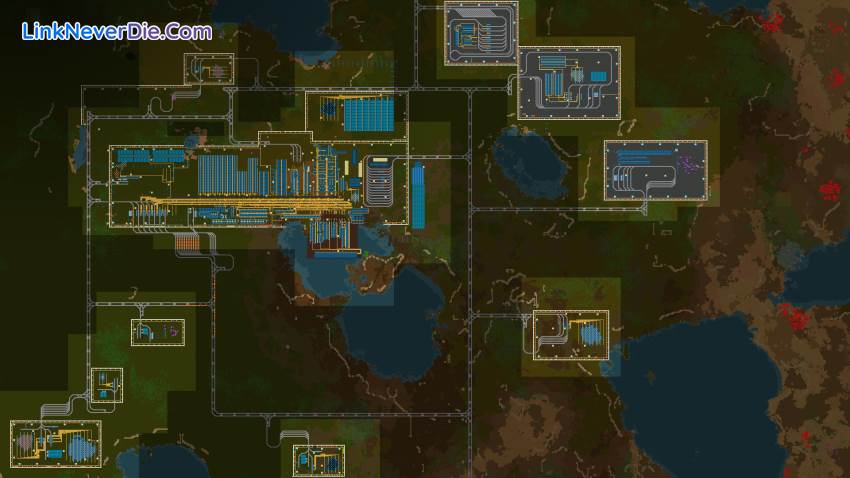 Hình ảnh trong game Factorio (screenshot)