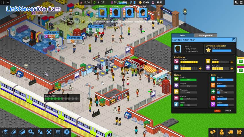 Hình ảnh trong game Overcrowd: A Commute 'Em Up (screenshot)