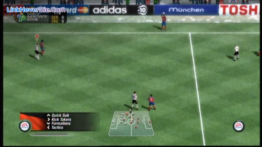 Hình ảnh trong game 2006 FIFA World Cup (screenshot)