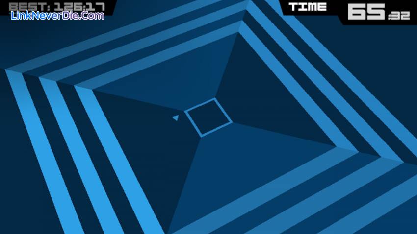 Hình ảnh trong game Super Hexagon (screenshot)