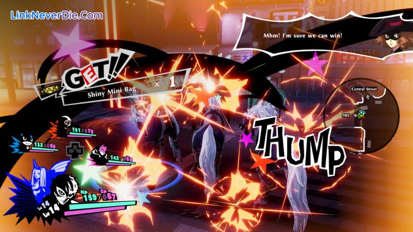 Hình ảnh trong game Persona 5 Strikers (screenshot)