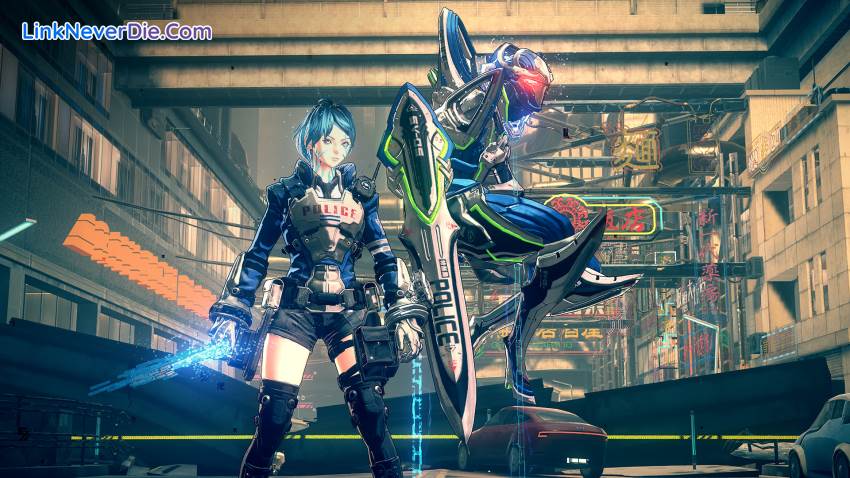 Hình ảnh trong game Astral Chain (screenshot)