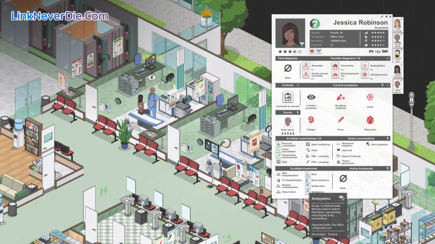 Hình ảnh trong game Project Hospital (screenshot)