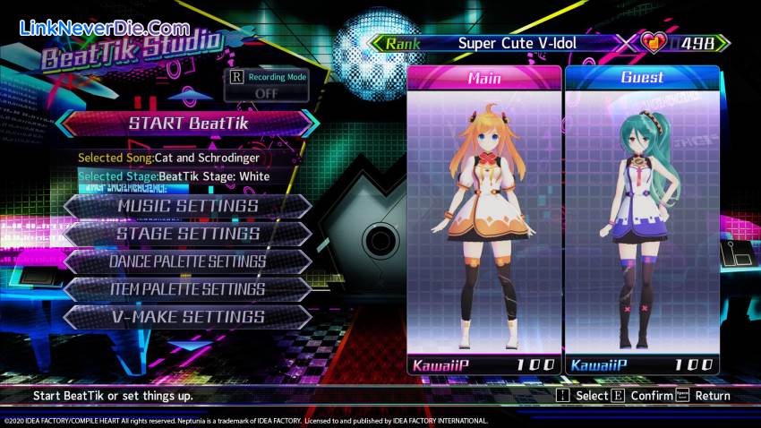 Hình ảnh trong game Neptunia Virtual Stars (screenshot)