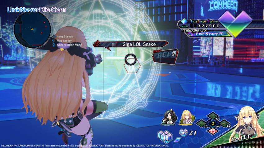 Hình ảnh trong game Neptunia Virtual Stars (screenshot)