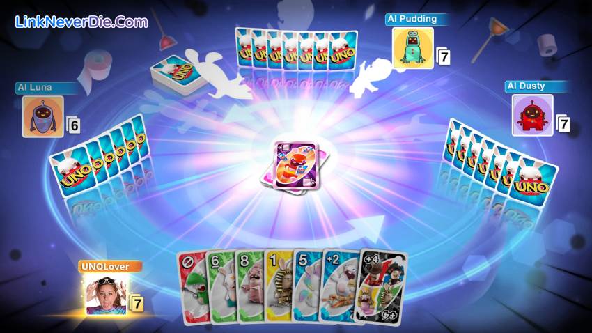 Hình ảnh trong game UNO (screenshot)