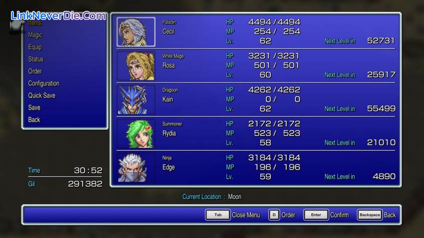 Hình ảnh trong game FINAL FANTASY IV (screenshot)