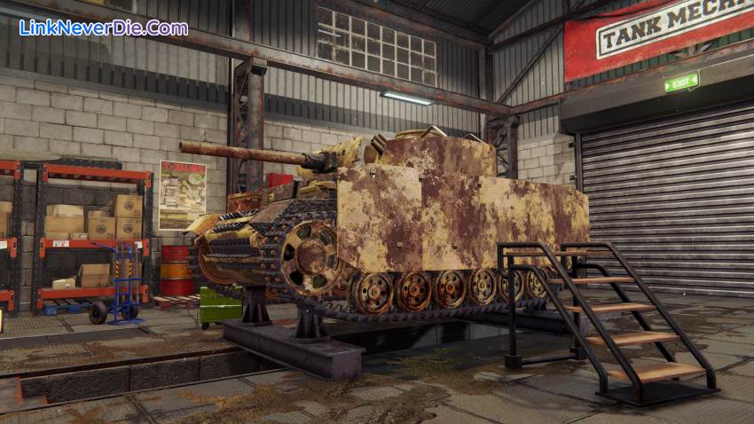 Hình ảnh trong game Tank Mechanic Simulator (screenshot)