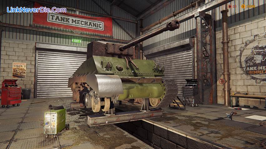 Hình ảnh trong game Tank Mechanic Simulator (screenshot)