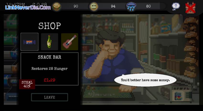 Hình ảnh trong game CHANGE: A Homeless Survival Experience (screenshot)