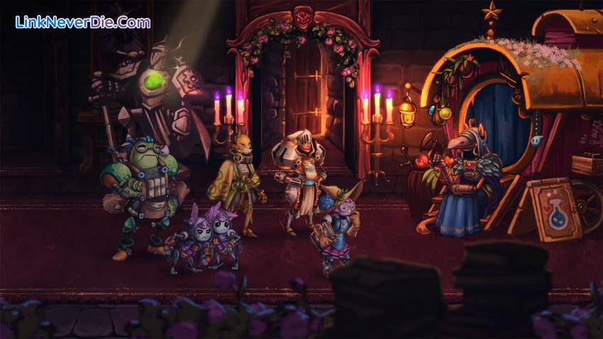 Hình ảnh trong game SteamWorld Quest: Hand of Gilgamech (screenshot)