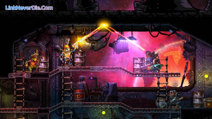 Hình ảnh trong game SteamWorld Heist (screenshot)