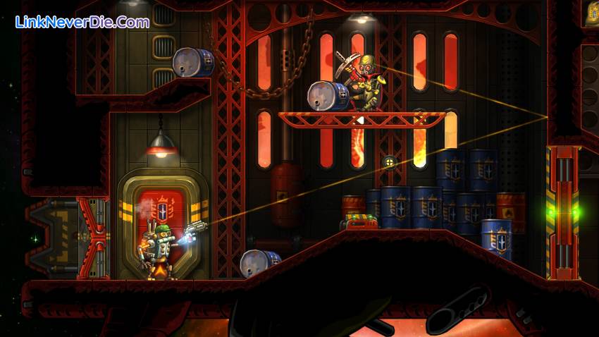 Hình ảnh trong game SteamWorld Heist (screenshot)