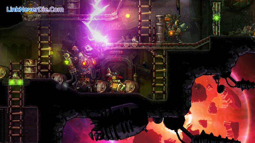 Hình ảnh trong game SteamWorld Heist (screenshot)