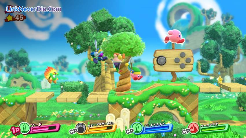 Hình ảnh trong game Kirby Star Allies (screenshot)