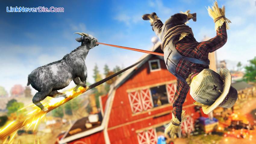 Hình ảnh trong game Goat Simulator 3 (screenshot)