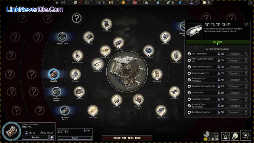 Hình ảnh trong game IXION (screenshot)