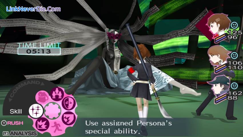 Hình ảnh trong game Persona 3 Portable (screenshot)