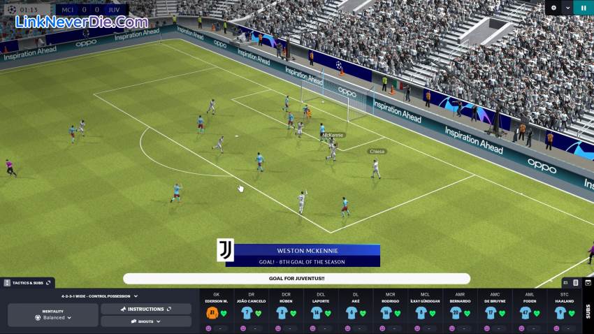 Hình ảnh trong game Football Manager 2023 (screenshot)