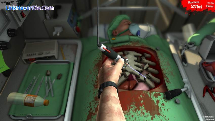 Hình ảnh trong game Surgeon Simulator (screenshot)