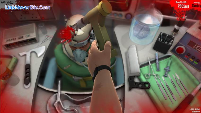 Hình ảnh trong game Surgeon Simulator (screenshot)