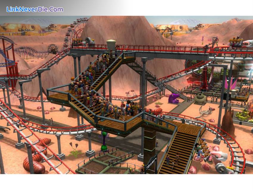 Hình ảnh trong game RollerCoaster Tycoon 3 (screenshot)