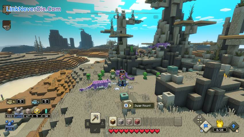 Hình ảnh trong game Minecraft Legends (screenshot)