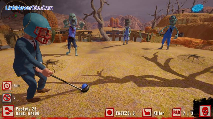 Hình ảnh trong game Golf VS Zombies (screenshot)