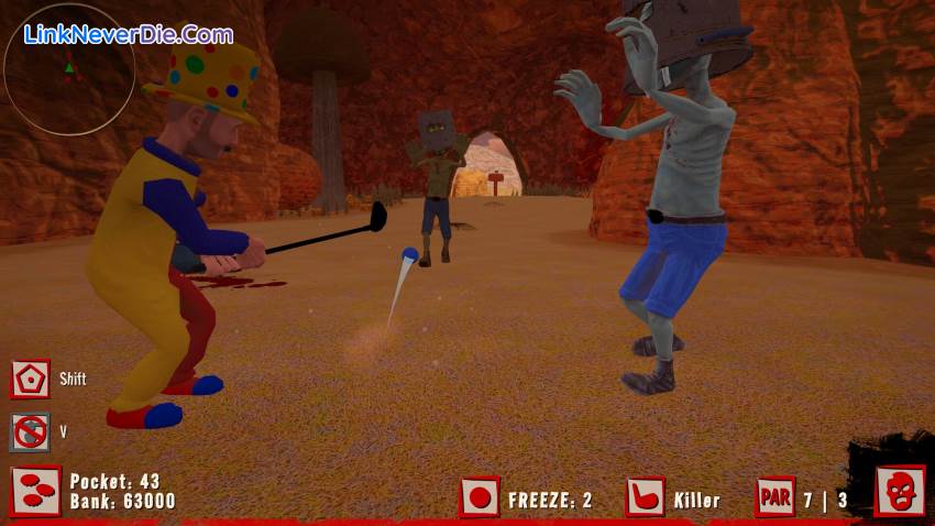 Hình ảnh trong game Golf VS Zombies (screenshot)