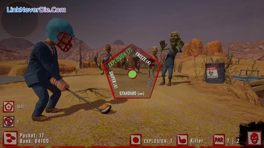 Hình ảnh trong game Golf VS Zombies (screenshot)