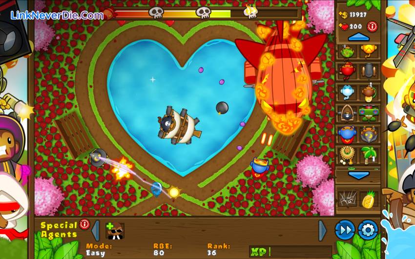 Hình ảnh trong game Bloons TD 5 (screenshot)