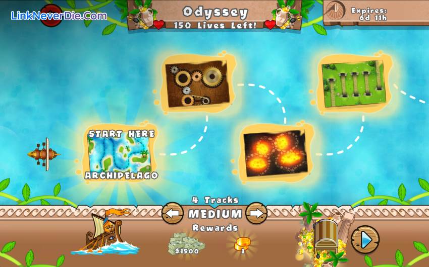 Hình ảnh trong game Bloons TD 5 (screenshot)