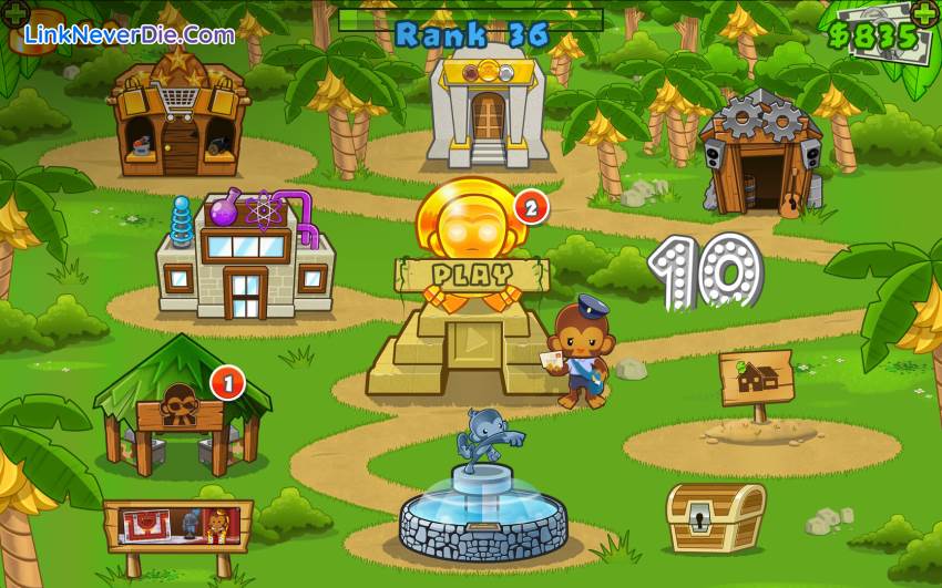 Hình ảnh trong game Bloons TD 5 (screenshot)