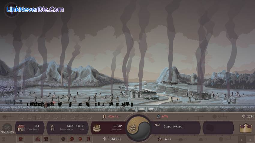 Hình ảnh trong game Microcivilization (screenshot)