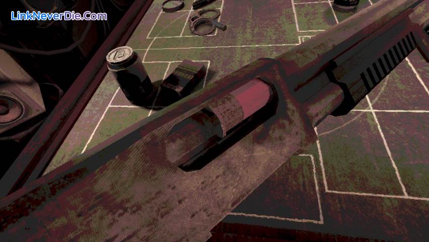 Hình ảnh trong game Buckshot Roulette (screenshot)