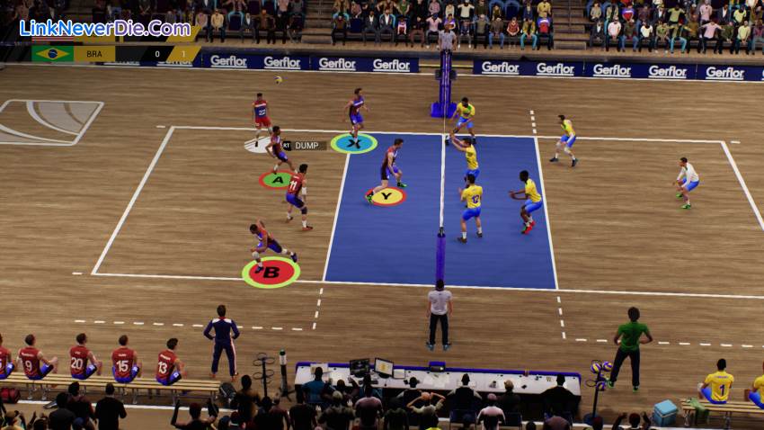 Hình ảnh trong game Spike Volleyball (screenshot)