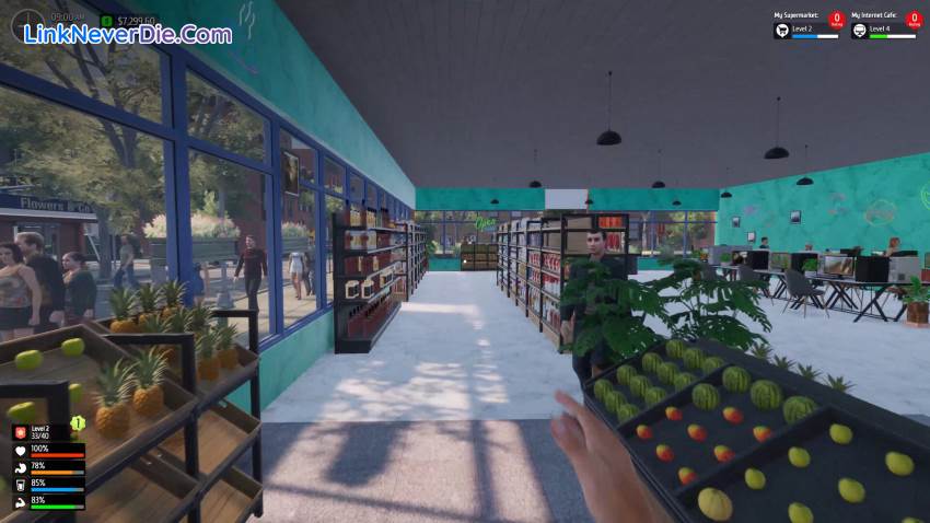 Hình ảnh trong game Internet Cafe & Supermarket Simulator 2024 (screenshot)