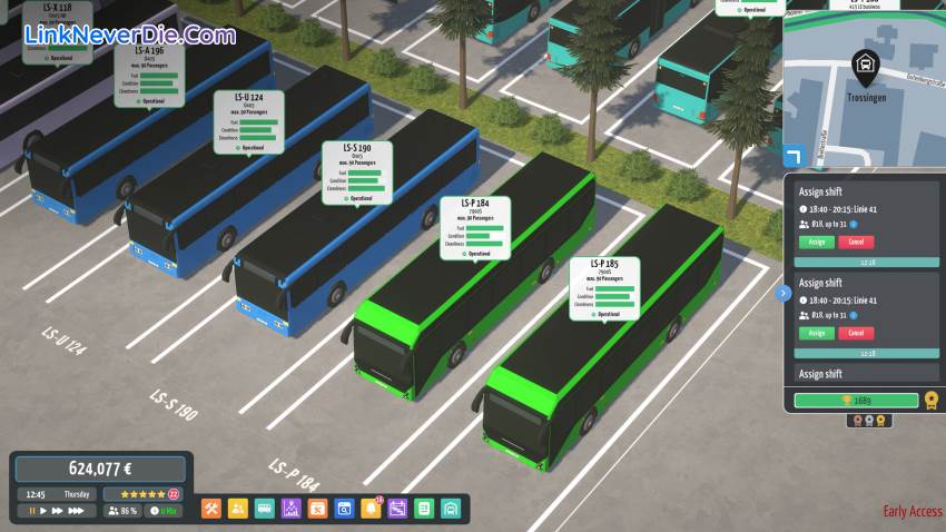 Hình ảnh trong game City Bus Manager (screenshot)