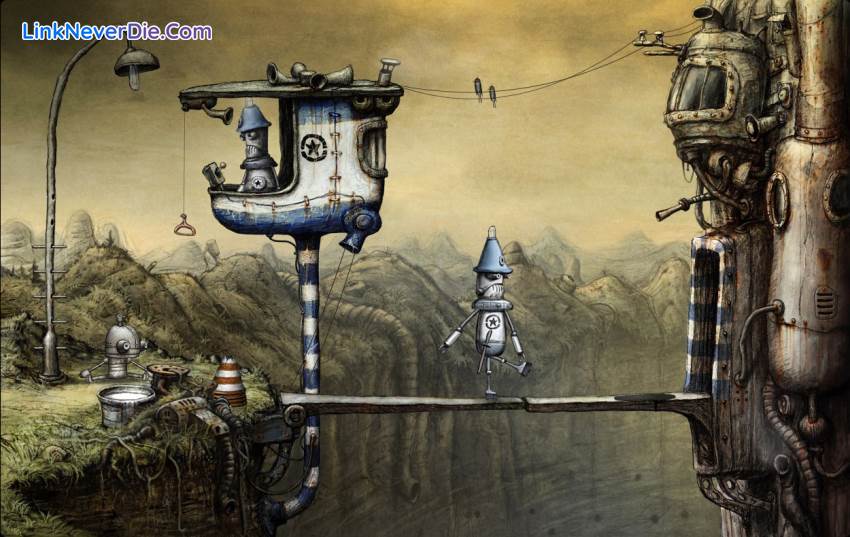 Hình ảnh trong game Machinarium (screenshot)