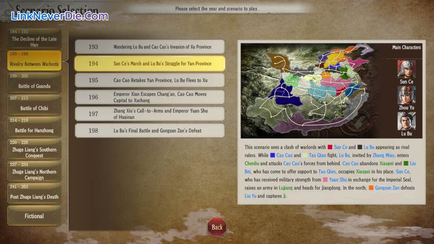 Hình ảnh trong game ROMANCE OF THE THREE KINGDOMS 8 REMAKE (screenshot)