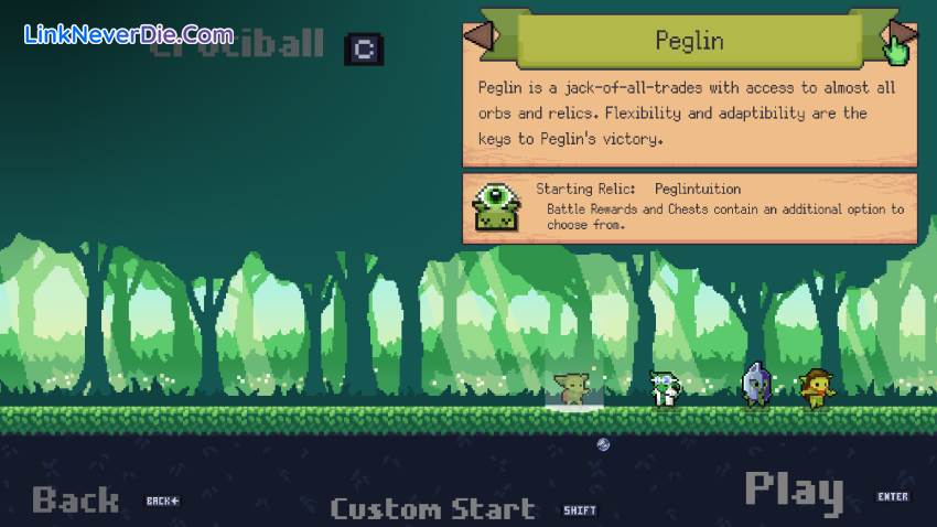 Hình ảnh trong game Peglin (screenshot)