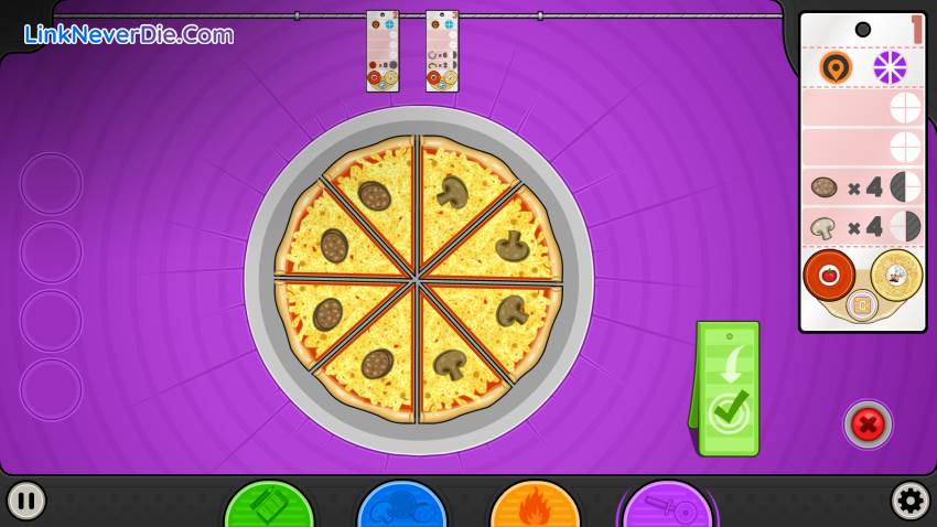 Hình ảnh trong game Papa's Pizzeria Deluxe (screenshot)